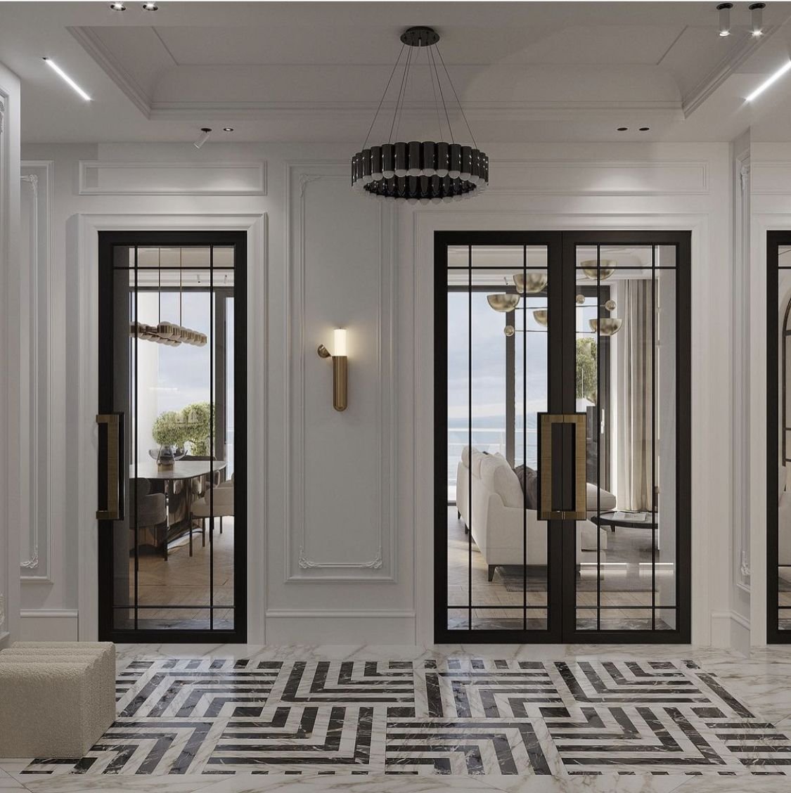 واجهة للمباني الانيقة من السكريت