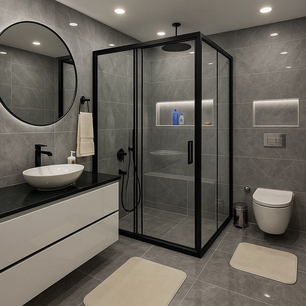 تركيب كابينة شاور سكريت للحمام