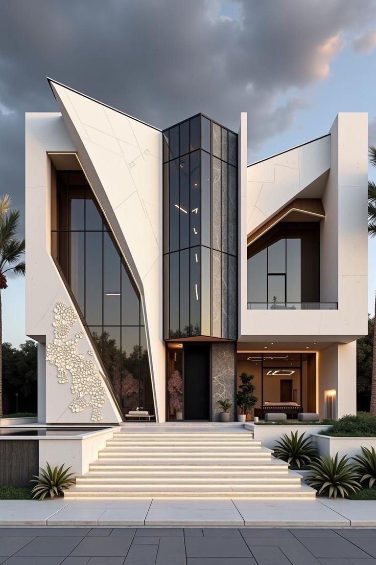 واجهة محل تجاري بزجاج شفاف